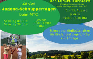 Jugend Flyer Tennis
